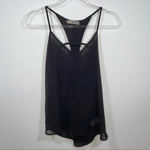 Sheer Black Tank
